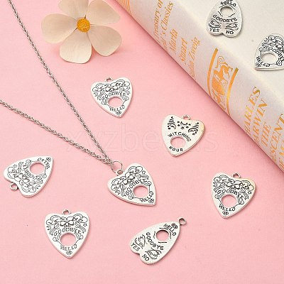 30Pcs 3 Styles Tibetan Style Alloy Pendants TIBEP-CJ0003-12-1