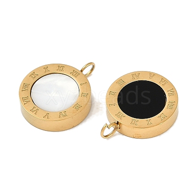 Ion Plating(IP) 304 Stainless Steel Acrylic Pendants STAS-M080-01G-1