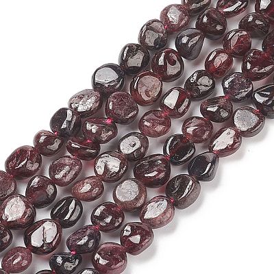 Natural Garnet Beads Strands X-G-L478-52-1