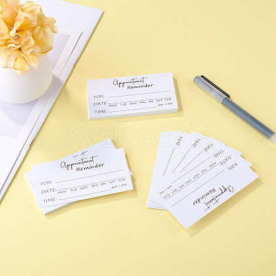 50Pcs Paper Appointment Reminder Cards AJEW-TADJ0001-22-1
