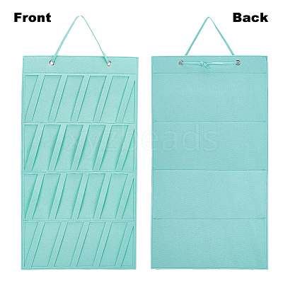 Soft Felt Large Capacity Hair Clips Storage Hangers AJEW-WH0332-92A-1