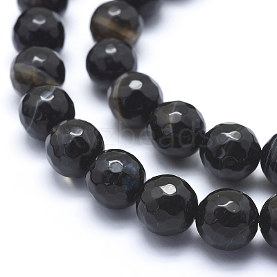 Natural Agate Beads G-J371-08-12mm-1