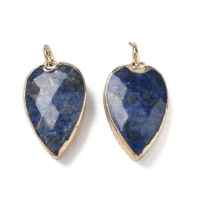 Dyed Natural Lapis Lazuli Pendants G-G012-13G-08-1