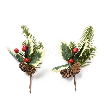 Wholesale Plastic Artificial Winter Christmas Simulation Pine Picks Decor 