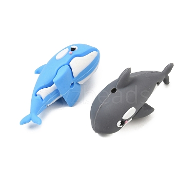 Dolphin Silicone Beads SIL-Z023-01-1