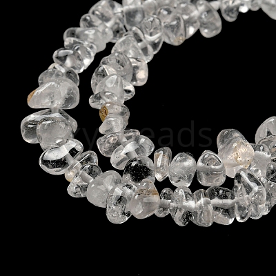 Natural Quartz Crystal Chip Beads Strands X-G-M205-01A-1
