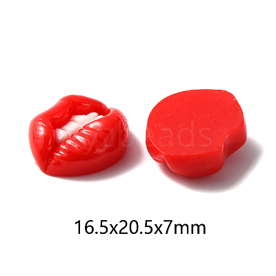 Opaque Cartoon Resin Cabochons RESI-CJC0020-14-1