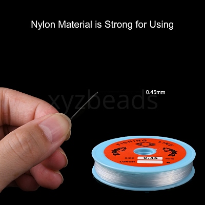 Transparent Fishing Thread Nylon Wire X-EC-L001-0.45mm-01-1