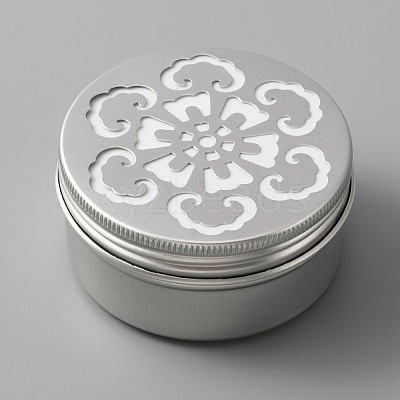 Aluminium Shallow Round Candle Tins AJEW-WH0312-59D-1