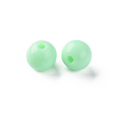 Opaque Acrylic Beads MACR-S370-C8mm-A05-1
