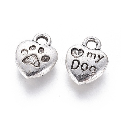 Tibetan Style Alloy Charm Enamel Settings TIBEP-23882-AS-FF-1