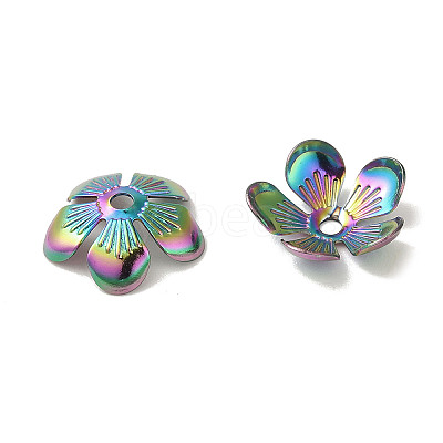 304 Stainless Steel Bead Caps STAS-P363-04A-MC-1