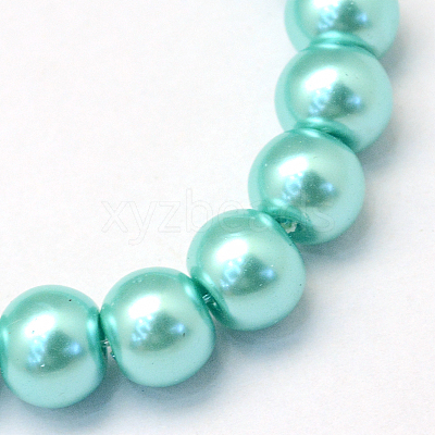 Baking Paint Glass Pearl Bead Strands X-HY-Q003-3mm-65-1