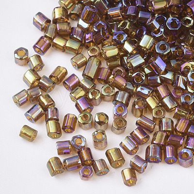 8/0 Two Cut Glass Seed Beads SEED-S033-04A-01-1