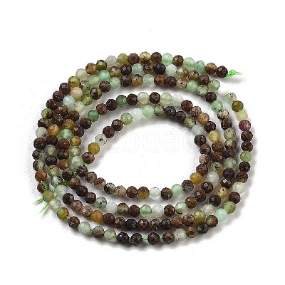 Natural Chrysoprase Beads Strands G-G140-A14-07-1