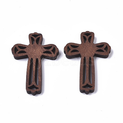 Natural Wood Cabochons X-WOOD-R266-01-1