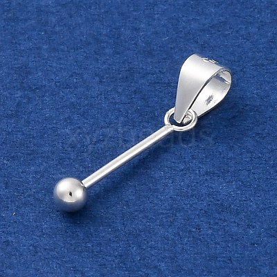 925 Sterling Silver Pendant Bails STER-D301-03S-1