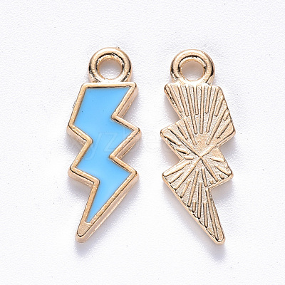 Alloy Enamel Pendants ENAM-N054-025E-1