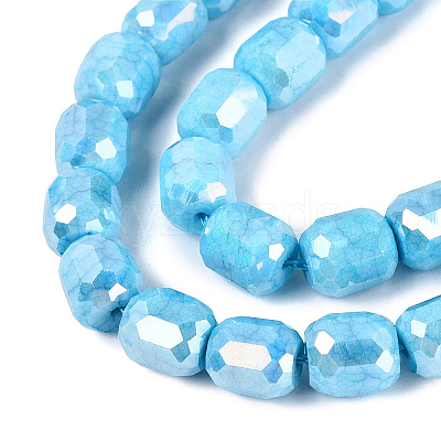 Anti-Tarnish Electroplate Glass Beads Strands EGLA-N027-03A-16-1