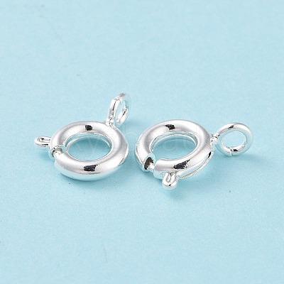 Eco-friendly Brass Spring Ring Clasps KK-D082-01C-S-1
