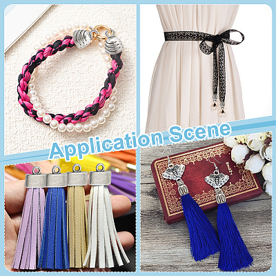 120Pcs 3 Styles Alloy Cord Ends FIND-WR0013-12-1