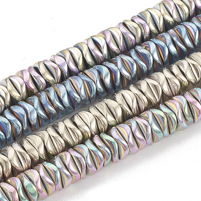 Electroplate Non-magnetic Synthetic Hematite Beads Strands G-N0322-01-1