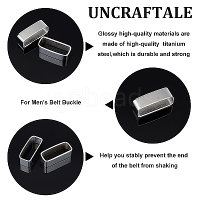 Stainless Steel Belt Loop Keepers FIND-WH0110-795-1