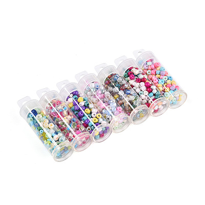 7 Bottles DIY Glass Seed Beads Sets DIY-N006-02B-1