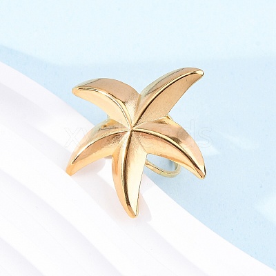 304 Stainless Steel Cuff Rings RJEW-D306-20G-1