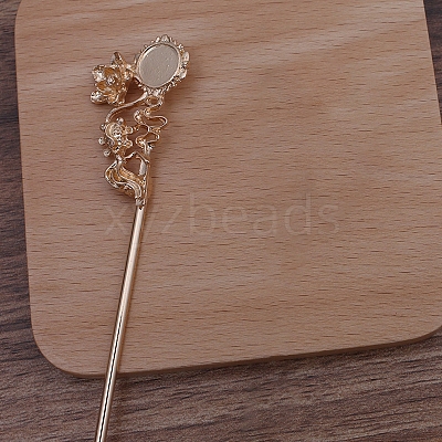 Iron Hair Stick Findings OHAR-PW0001-271A-KCG-1