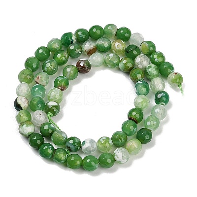 Natural Fire Crackle Agate Beads Strands G-C082-A01-26-1