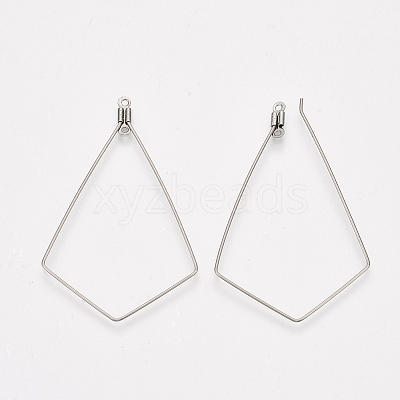 Tarnish Resistant 304 Stainless Steel Wire Pendants LS-STAS-S103-09-1