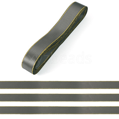 5M Polyester Gold Edged Satin Ribbon OCOR-TADJ0001-05I-1