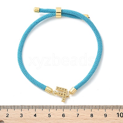 Adjustable Nylon Cord Bracelets X-BJEW-C096-01G-06-1