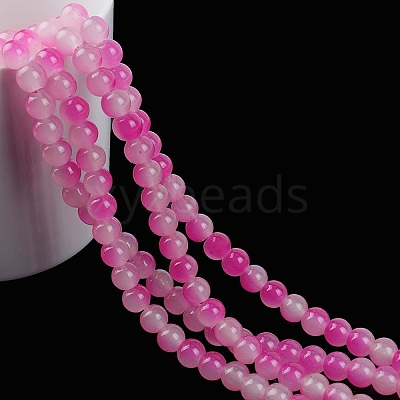 Imitation Jade Plastic Beads KY-WH0035-10U-1