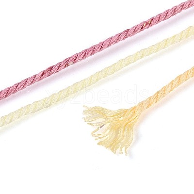 30M Segment Dyed Macrame Cotton Cord OCOR-T018-01V-1