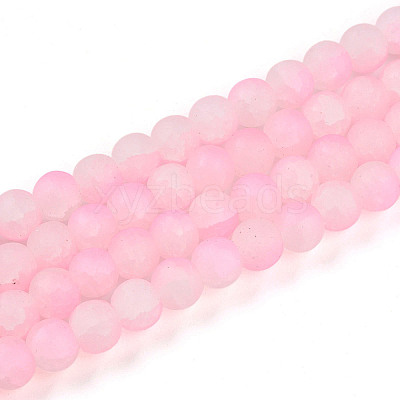 Crackle Glass Beads X1-GLAA-N009-8mm-02-1
