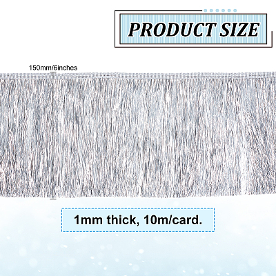 Polyester Fringe Trimmings OCOR-WH0086-09A-1
