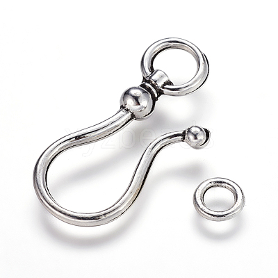 Tibetan Style S Hook Clasps X-LF5091Y-1