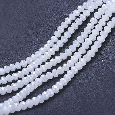 Electroplate Glass Beads Strands EGLA-A044-J2mm-B05-1