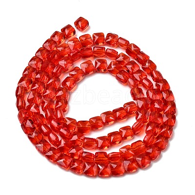 Transparent Glass Beads Strands GLAA-L050-A13-1
