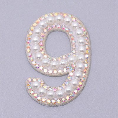 Imitation Pearls Patches DIY-WH0190-89G-1