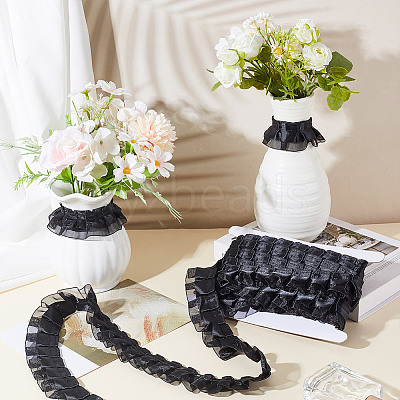 7.5 Yards Double Polyester Lace Trim for Sewing Decoration OCOR-HY0001-51C-1