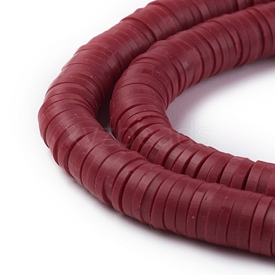 Handmade Polymer Clay Beads CLAY-R067-6.0mm-B29-1