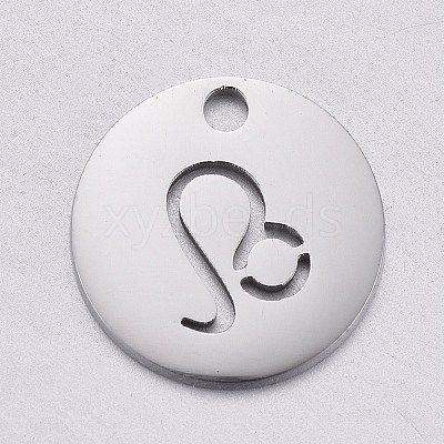 Non-Tarnish 304 Stainless Steel Charms STAS-F246-01A-1