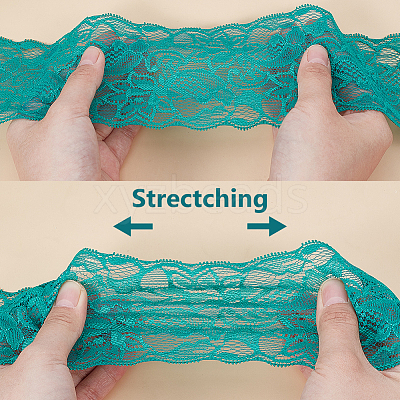 Elastic Lace Trim OCOR-WH0104-05-1