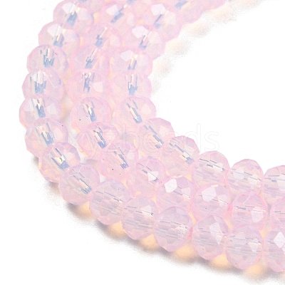 Baking Paint Transparent Glass Beads Strands DGLA-A034-J2mm-B04-1