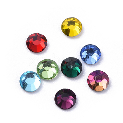 Glass Rhinestone Flat Back Cabochons RGLA-S002-06SS-M-1