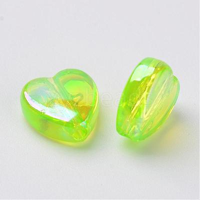 Eco-Friendly Transparent Acrylic Beads PL539-835-1