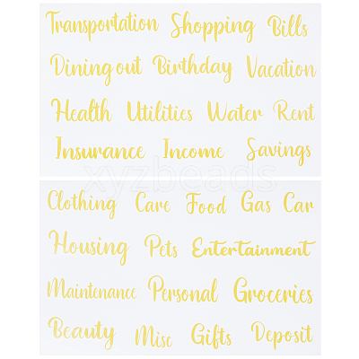 PVC Waterproof Decorative Sticker Labels DIY-WH0308-369-1